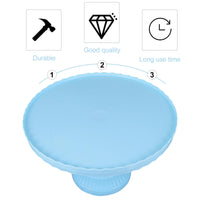 1 x Brand New Amosfun Cake Stand with Plastic Foot, Gourmet Collection Multifunction Cake Stand Dessert Cupcake Jewelry Holder Jewelry Organizer Blue - RRP €30.82