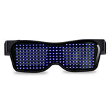 1 x Brand New Roliafeesy Customizable LED BT Glasses, Chemistry Glasses for Nightclub, Party, Stage - Blue - RRP €28.75