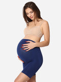 1 x RAW Customer Returns Be Mammy Maternity Leggings Shorts Maternity Clothing Summer Women 06 15 Navy Blue, M  - RRP €19.15