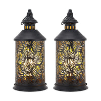 3 x Brand New JHY DESIGN Set of 2 Battery Operated Table Lamps 26.5 cm High Wireless Hanging Lamp Bedside Lamp Vintage Table Lamps for Living Room Bedroom Garden Indoor Balcony Floor Outdoor Black  - RRP €98.97