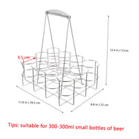 1 x RAW Customer Returns TOPBATHY Beer Rack Tabletop Shelves Storage Racks for Wine Wine Wine Wine Wine Bag Beer Remote Control Beer Rack Beer Holds - RRP €30.0