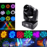 1 x RAW Customer Returns Moving Head LED 60W Mini Moving Head Beam LED DMX512 Disco Light Effect DJ Effect Stage Lighting Party Light Pin Spot RGBW for DJ Bar Club Party Stage Light 60W  - RRP €109.99