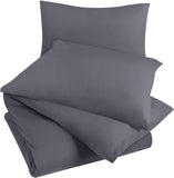 1 x RAW Customer Returns Utopia Bedding Duvet Cover 3 pieces Queen Size - Microfibre Duvet Cover 200x200cm Pillowcases 50x75cm - Gray - RRP €16.99