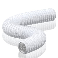 1 x RAW Customer Returns HG Power exhaust hose 150mm length 5m flexible PVC aluminum pipe ventilation hose soundproofed heat insulation aluminum flex hose exhaust pipe for exhaust air valve - RRP €21.42