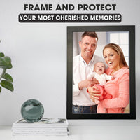 1 x RAW Customer Returns NOOGUI picture frame 40x60 Wood Frame 40x60 Size 40x60 cm Wooden picture frame Color black Ideal for photos and diplomas black, 40x60 cm  - RRP €21.17