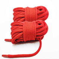 16 x Brand New VI AI 32ft 10m Soft Cotton Rope 2 Pack Multi-Function Long Rope Natural Durable 8mm Cotton Rope Multi-Purpose Thick Cotton Rope 2 Red - RRP €326.4