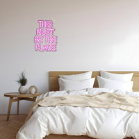 1 x RAW Customer Returns This Must Be The Place Neon Light For Wall Decoration, Pink Lettering Neon Light, Led Neon Sign with USB Powered For Bedroom, Playroom, Party, Wedding - RRP €40.99