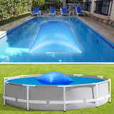 1 x RAW Customer Returns Rectangular Winter Pool Cushion 4 4ft, Winter Pool Cushion, Pool Cover to Prevent Winter Leaves, Blue Air Cushion Tarps to Cover Pools Winter Pool Cover 1 Piece  - RRP €24.0