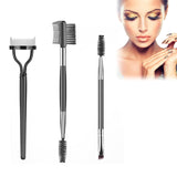 3 x Brand New Eyelash Brush Comb, Portable Eyelash Separator, Eyelash Separator Comb, Modify Eyebrows and Eyelashes, Double Ended Eyebrow Brush, Eyebrow Brush Comb, 3 Piece Eyebrow Kit, Kiuiom - RRP €50.4