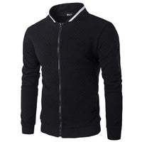 1 x RAW Customer Returns Aro Lora Men s Casual Zipper Sweatshirts Cardigan Long Sleeve Bomber, Black, L - RRP €24.0