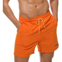 1 x RAW Customer Returns Ougelebo men s swimming trunks, men s short shorts, quick-drying men s swimming shorts, men s board shorts, beach shorts, orange 3XL - RRP €27.99