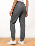 1 x RAW Customer Returns Yuson Girl Tracksuit Pants Women Fleece Sweatpants High Waist Loose Thermal Trousers Women s Winter Classic Jogger Sweatpants with Drawstring and Pockets Dark Grey, XXL  - RRP €28.76