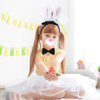 14 x Brand New TSLBW Easter Bunny Ears Costume Set, Headband, Bow Tie, Rabbit Nose, White Gloves, Fancy Dress Accessory for Easter Party - RRP €268.8