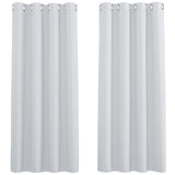 1 x RAW Customer Returns PONY DANCE living room curtains with eyelets, short curtains, set of 2, opaque curtains, bedroom blackout curtain, H 158 x W 132 cm - RRP €31.76