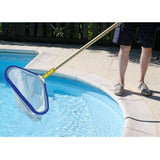 1 x RAW Customer Returns Bseical pool net, pond net fine mesh algae, professional pool net, pool net fine mesh, pool accessories pool cleaning bottom net with aluminum frame, swimming pool skimmer net - RRP €20.99