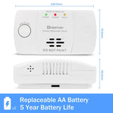 1 x RAW Customer Returns HEIMAN CO detector Carbon monoxide detector according to EN50291 Battery operated Carbon monoxide Co alarm with 10-year sensor - RRP €21.99