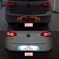 1 x RAW Customer Returns OZ-LAMPE LED license plate lighting for VW GOLF5 Variant Passat 3bg Tiguan Touareg Bora Limousine Variant, LED license plate lights for Sko-da Fabia 1 Notchback Pors-che Cayenne 1 - RRP €21.3