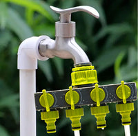 2 x Brand New VReder 4 Way Distributor Water, Adjustable 4-way hose distributor for garden irrigation can be directly connected to the 4 6 , 1-inch threaded tap - RRP €29.3