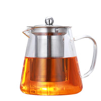 24 x RAW Customer Returns PluieSoleil Clear Glass Teapot with Infuser, Round Tea Strainer Teapot, Heat Resistant Borosilicate Glass Strainer Teapot, Stovetop Safe Tea Maker 450ML - RRP €239.76