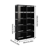 1 x RAW Customer Returns JIUYOTREE bookcase with 10 compartments, cube shelf, storage shelf, shelving system for storing books, clothes, boxes, toys, black - RRP €30.79