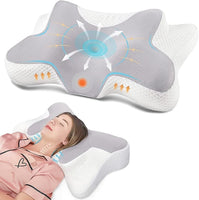 1 x RAW Customer Returns DONAMA Memory Foam Neck Pillow, Side, Back and Stomach Sleeping Pillow - RRP €45.99