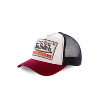 1 x RAW Customer Returns Cap Men Comfortable, Tracker Cap Men, Comfortable, Hypoallergenic, White Red, One Size - RRP €29.24