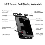 1 x RAW Customer Returns bokman LCD Display Screen for iPhone 8 Plus White Screen Replacement with Camera, Sensor Flex and Repair Tools - RRP €34.27