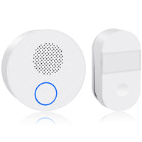 1 x RAW Customer Returns Wireless Doorbell, Waterproof IP44, Without Battery, 1000ft 300m, Wireless Chime with LED Flash, 38 Melodies, 4 Volume Levels, One Transmitter and One Receiver - RRP €25.43