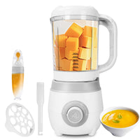 1 x RAW Customer Returns 4-in-1 baby food maker, baby puree maker, bottle sterilization, steam cooking, mixing warming - RRP €69.99