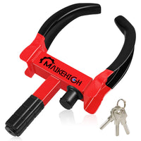 1 x RAW Customer Returns MAIKEHIGH Wheel Claw Tire Claw, Universal Parking Claw Anti-Theft Immobilizer for Trailer, Car, Caravan, Motorhome, Van with Security Lock Black - RRP €35.99