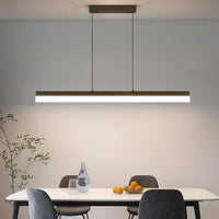 1 x RAW Customer Returns Mikeru pendant light dining room, 32W 80cm dining table lamp hanging, chandelier dimmable with remote control hanging lamp dining table, 1-150cm dining room lamp height adjustable, dining room lamp black - RRP €85.7