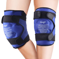 1 x RAW Customer Returns NEWGO XXL Large Ice Pack for Knee Replacement Surgery, Reusable Gel Cold Pack to Wrap the Entire Knee for Knee Injuries, Pain Relief, Swelling, Bruises Blue-2 Pack  - RRP €44.36