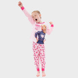 1 x RAW Customer Returns Barbie pajamas for girls Children s pajama set with scrunchie Pajamas for girls Pink 128 - RRP €24.99