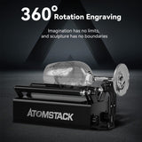 1 x RAW Customer Returns Bisofice Atomstack R3 Pro Rotary Roller Laser Rotary Roller for Laser Engraver, 360 Y Axis Rotary Roller Engraving for Laser Engraving Machine, Engraving of Cylindrical Objects, Wine Glass - RRP €123.52