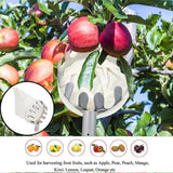 1 x RAW Customer Returns HEYIDAMAI fruit picker, apple picker, picking aid 4M, fruit gripper easy to assemble, cherry picker with light stainless steel extension connecting rod and cotton bag 16 cm - RRP €26.4