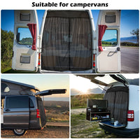 1 x RAW Customer Returns HAMON Car Rear Door Tailgate Insect Net Mosquito Nets Replacement for VW T6 Outdoor Camping Car Anti-Fly Net Outdoor Car Anti-Mosquito Net Magnetic Back Door Anti-Insect Net Shading Net - RRP €70.58