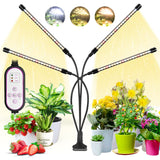 1 x RAW Customer Returns wolezek plant lamp LED, plant light, 80 LEDs plant light 3000K 5000K 660nm grow light full spectrum for houseplants with timer, 10 types of brightness and 3 light modes for vegetables - RRP €29.23