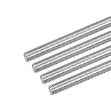 1 x RAW Customer Returns sourcing map 4pcs. Fully threaded rod M10 x 200mm 1.5mm thread pitch stainless steel 304 right hand thread rods rod bolt - RRP €18.14