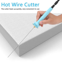 1 x RAW Customer Returns Electric Styrofoam Cutter for Styrofoam, Styrofoam Cutting Device Hot Wire Cutter Styrofoam Cutting Resistance Wire Electric Foam Cutter 25cm 30w EU Plug  - RRP €19.05