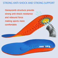 1 x RAW Customer Returns Insoles - soft comfort shoe insoles for sports, leisure and work, shock-absorbing insoles - for sneakers, boots, hiking shoes orange - RRP €15.99