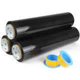 1 x RAW Customer Returns 500mmx300m stretch film black stretch film roll 1 piece - wrapping film - hand stretch film packaging material - packaging film on a roll - films for moving, BOMEI PACK - RRP €25.0