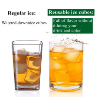 1 x RAW Customer Returns Yopay 200pcs Plastic Ice Cubes, 1 inch Reusable Ice Cubes for Cooling Drinks All Beverages, Refreezable, Washable, Quick and Easy to Use, White, Square - RRP €23.99