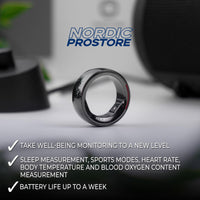 1 x RAW Customer Returns Nordic ProStore Smart Ring Smart rings for men and women Smart ring for monitoring sleep and heart rate Fitness ring with 5 days battery life, 5ATM waterproof, APP for iOS Android - RRP €251.09