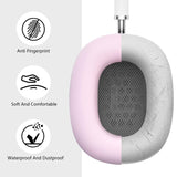 1 x RAW Customer Returns VISOOM Case for Airpods Max Headphones, Soft Silicone Protective Case for Apple Airpod Max Accessories Cases Pink  - RRP €15.11