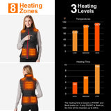 1 x RAW Customer Returns Sevdiea heated vest women with power bank 16000mah 7.4v, heated vest women, lightweight electric heating vest women, warm electric heating vest for women, outdoor activities-XL - RRP €78.14