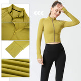 1 x Brand New FEOYA Women s Running Jacket Long Sleeve Hooded Jacket Sports Jacket Running Sweat Jacket for Yoga Fitness Top Sport Workout Running Shirt Training Jacket Top M Yellow - RRP €36.79