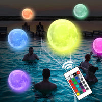 45 x Brand New Pool Games, Pool Toys LED Beach Ball with Remote Control-16 Color Lights and 4 Light Modes, Outdoor Pool Beach Party Games for Kids and Adults, Pool Patio Garden Decorations, XL - RRP €589.5