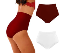 1 x RAW Customer Returns Misfuso women s swimming shorts, high waist, tummy control, short swimming trunks, swimsuit, bikini bottoms, wine red, XXL - RRP €20.16