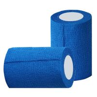 1 x RAW Customer Returns Adhesive Bandage - 12 Rolls x 10cm x 4.5m First Aid Sports Bandages COBOX Veterinary Bandage Self Adhesive Bandages Sky Blue - RRP €17.44