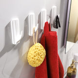 1 x Brand New ALOCEO towel holder without drilling, white - RRP €8.47